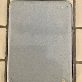 Enamelled sheet metal plate tray