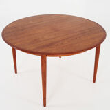 Round folding table, 1970s design