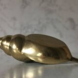 Cendrier coquillage laiton