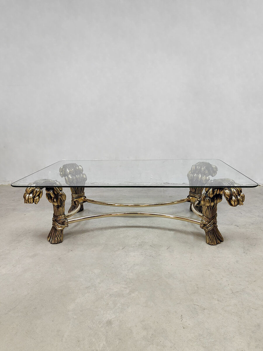 Vintage coffee table 'Hollywood Regency' Willy Daro