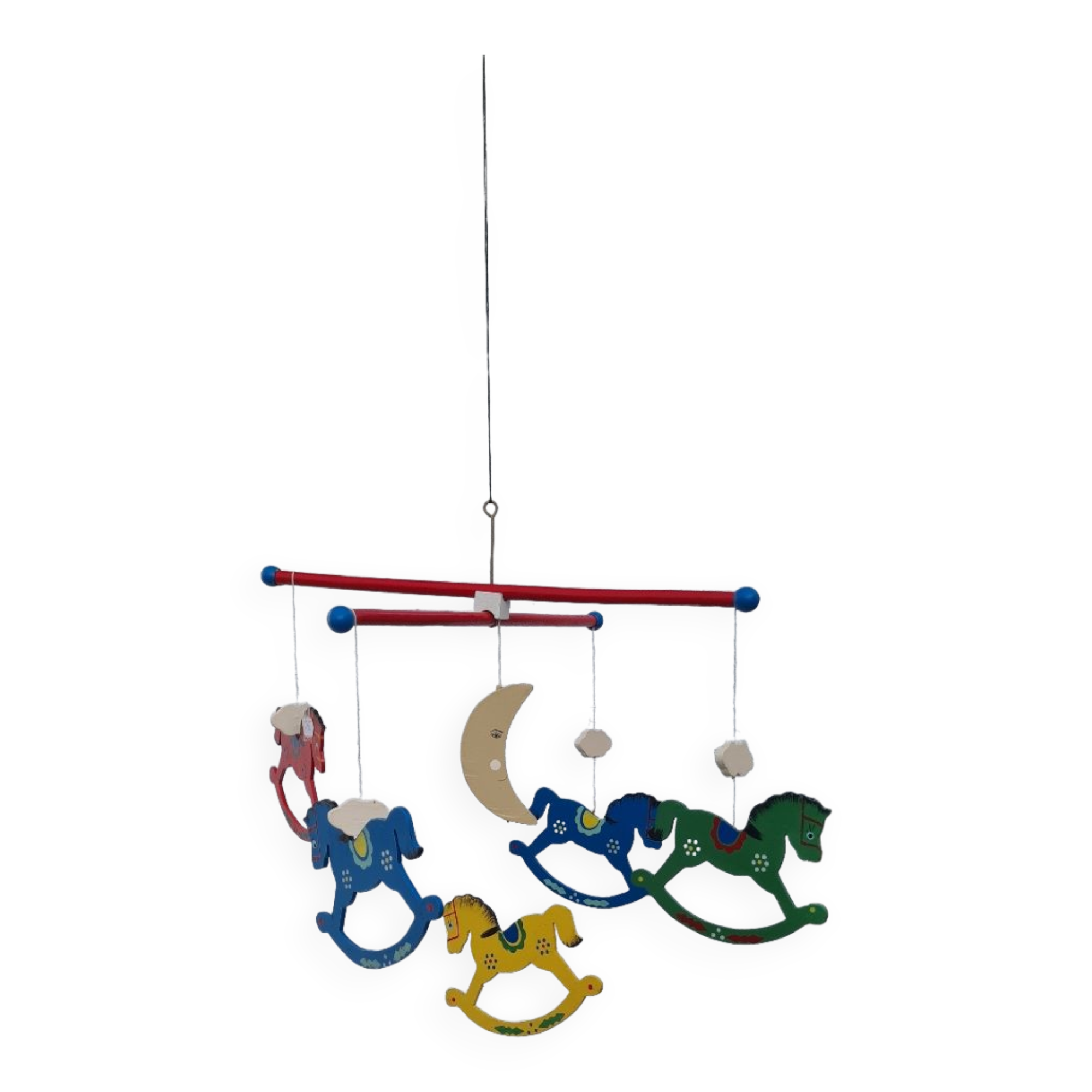 Vintage wooden mobile