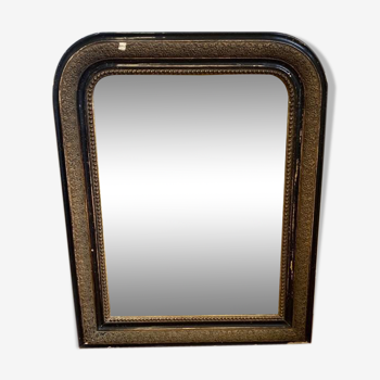 Miroir ancien style Louis Philippe - 62x49cm