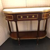 Louis XVI-style mahogany console