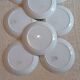Set of 8 Moulins des Loups flat plates