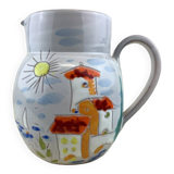 Vintage hand painted pitcher
