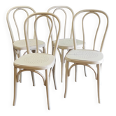 Chaises bistrot en bois courbé - mid. XXème