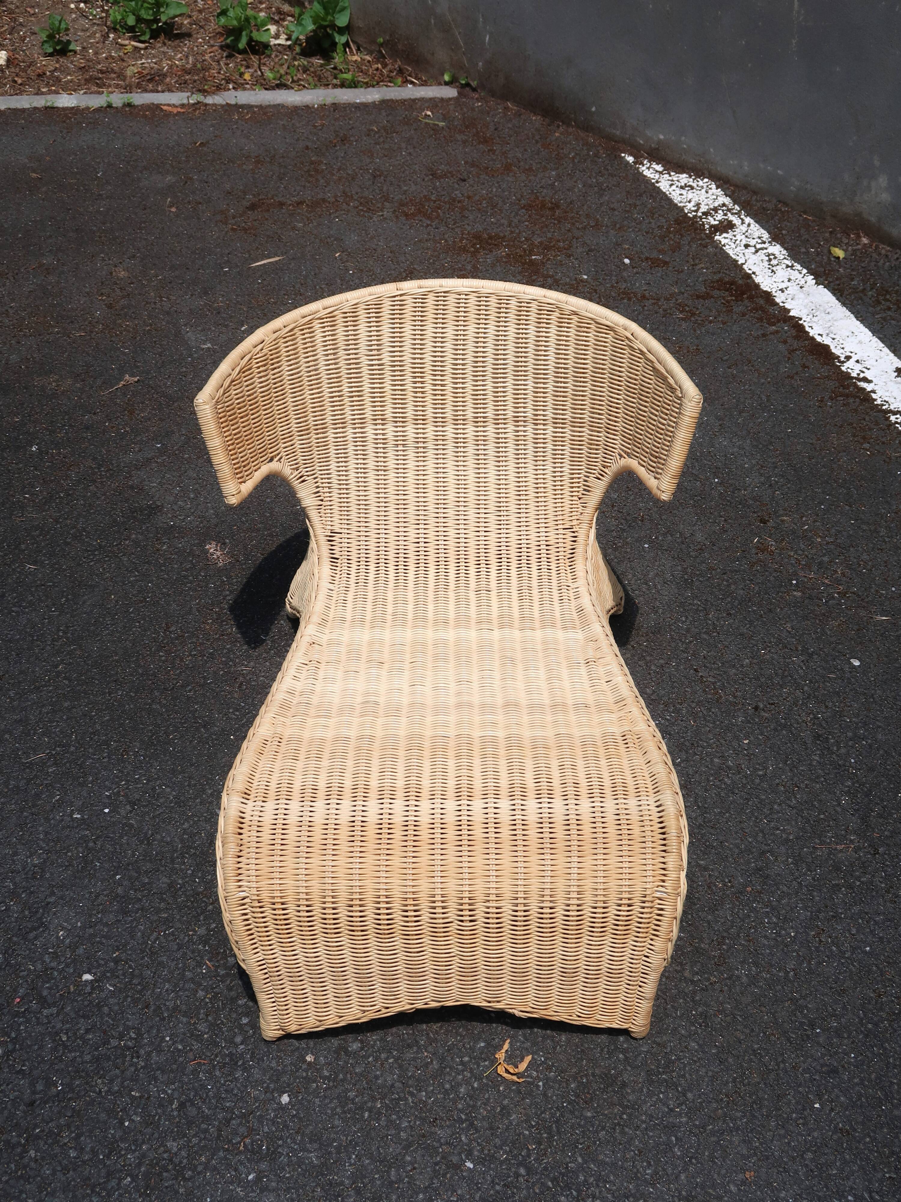 Rattan armchair / chaise longue by Monika Mulder for IKEA 120 € Delivery : from 4,99 €