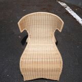 Rattan armchair / chaise longue by Monika Mulder for IKEA 120 € Delivery : from 4,99 €