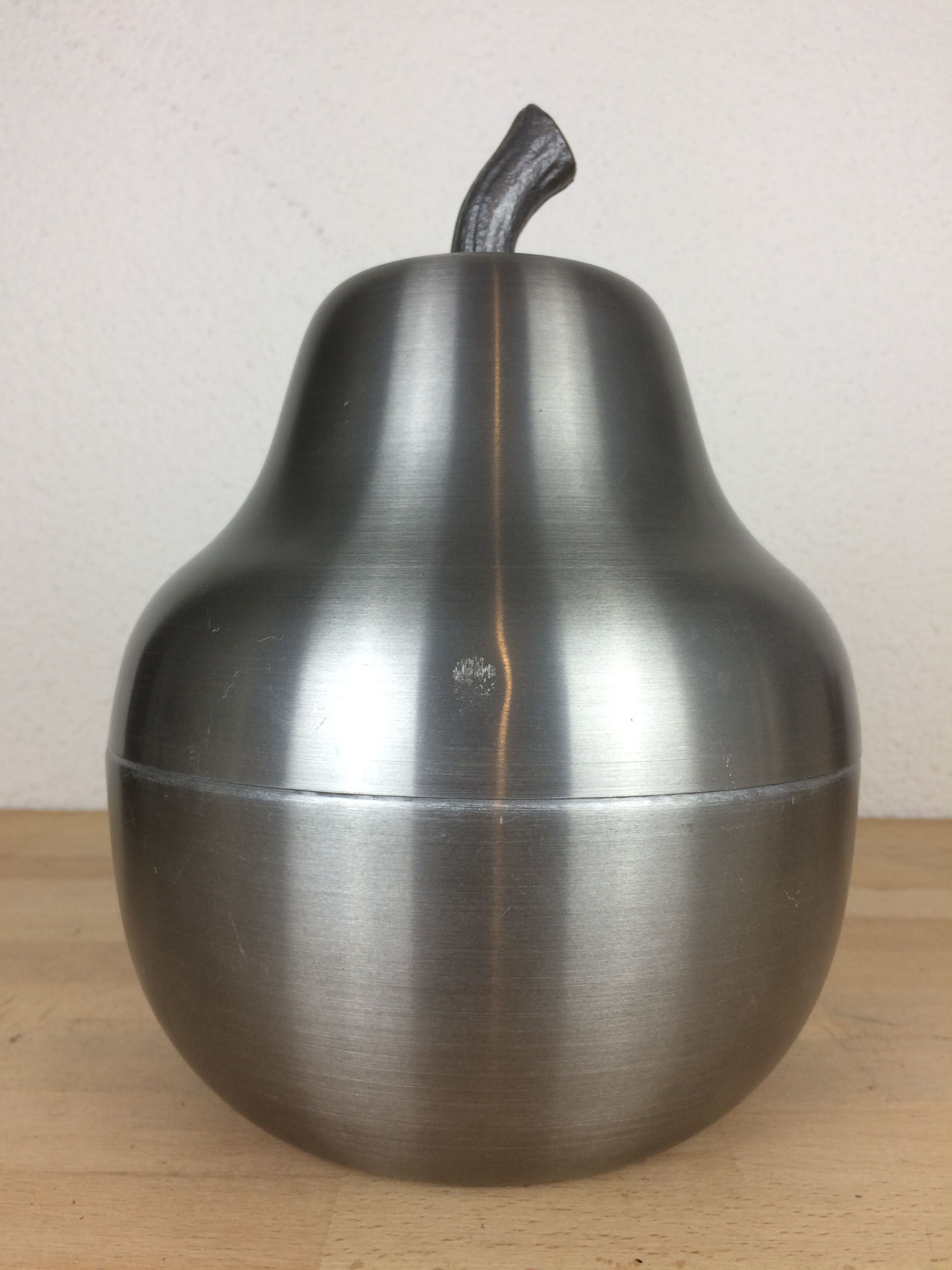 70s aluminum pear ice bucket