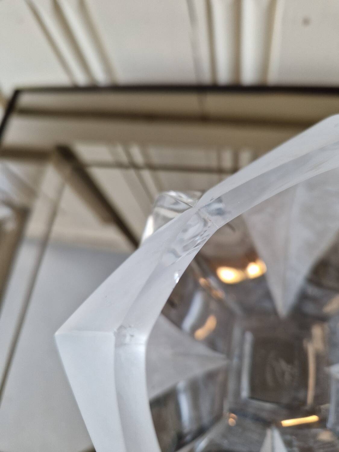 Art Deco Crystal Vase