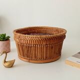 Vintage rattan basket