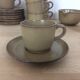 Tea or coffee service in sandstone, 8 people