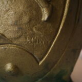 Art Nouveau Vase "Nymphs" signed Jean Garnier