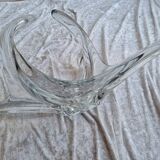 1960s crystal fruit basket