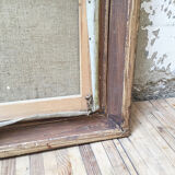 Oil on canvas framed "garden"