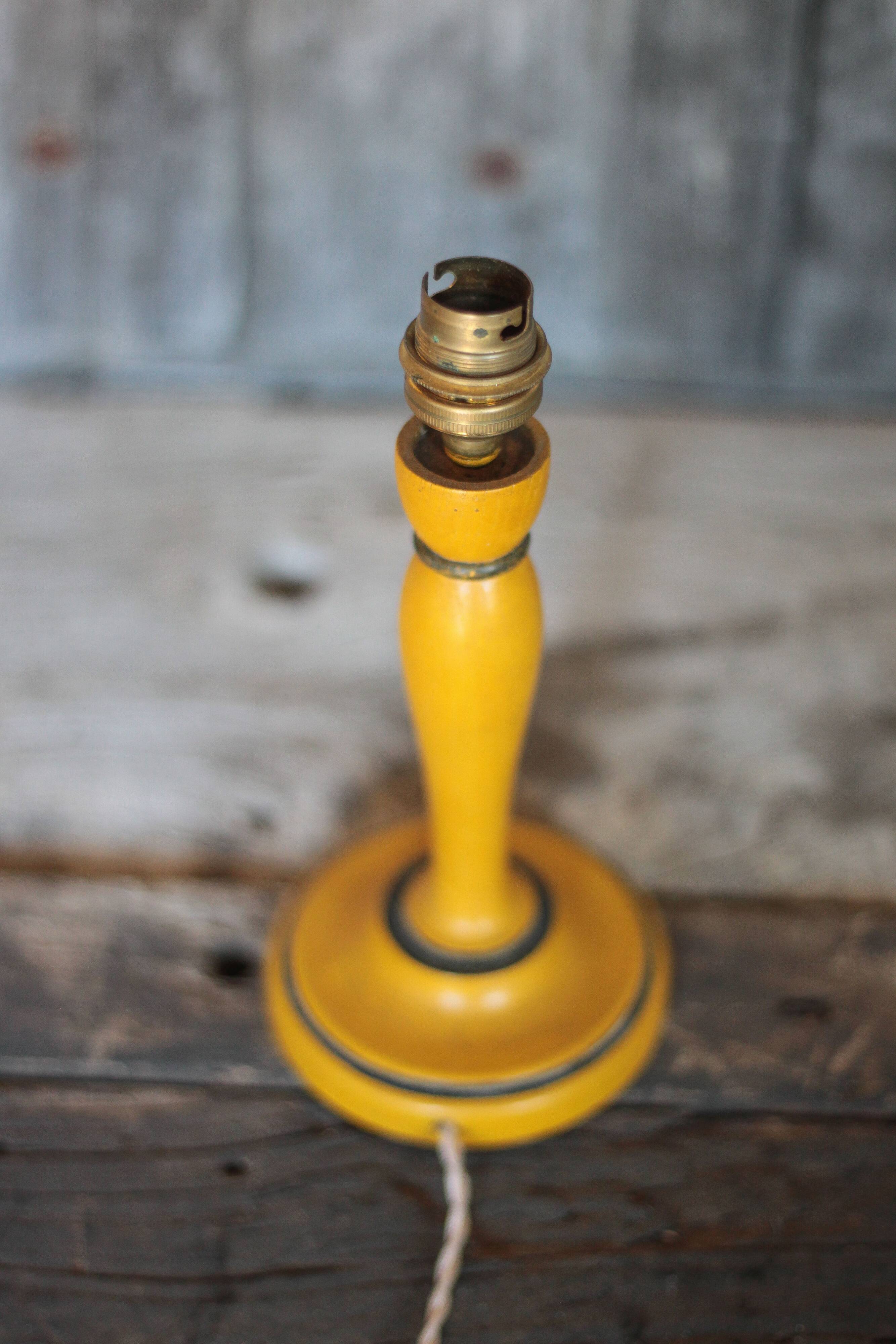 Wood lamp, vintage wooden lamp base, table lamp, living room lamp, lamp