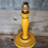 Wood lamp, vintage wooden lamp base, table lamp, living room lamp, lamp