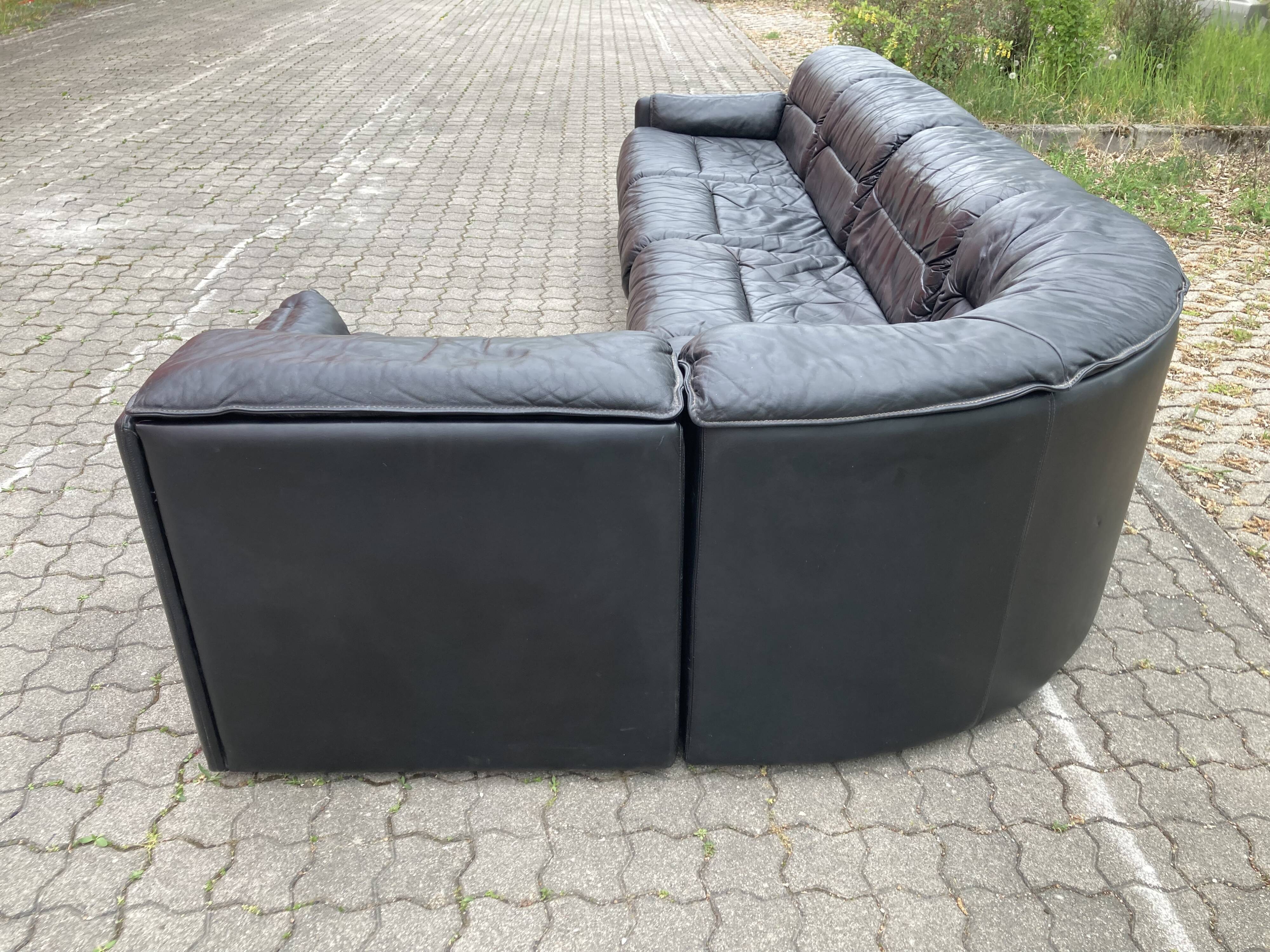 Dreipunkt International Modular Leather Sofa