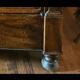 Directoire period wardrobe in solid walnut.