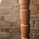 Danish pine floor lamp 1970 vintage