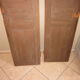 Paire de porte de placard ancienne