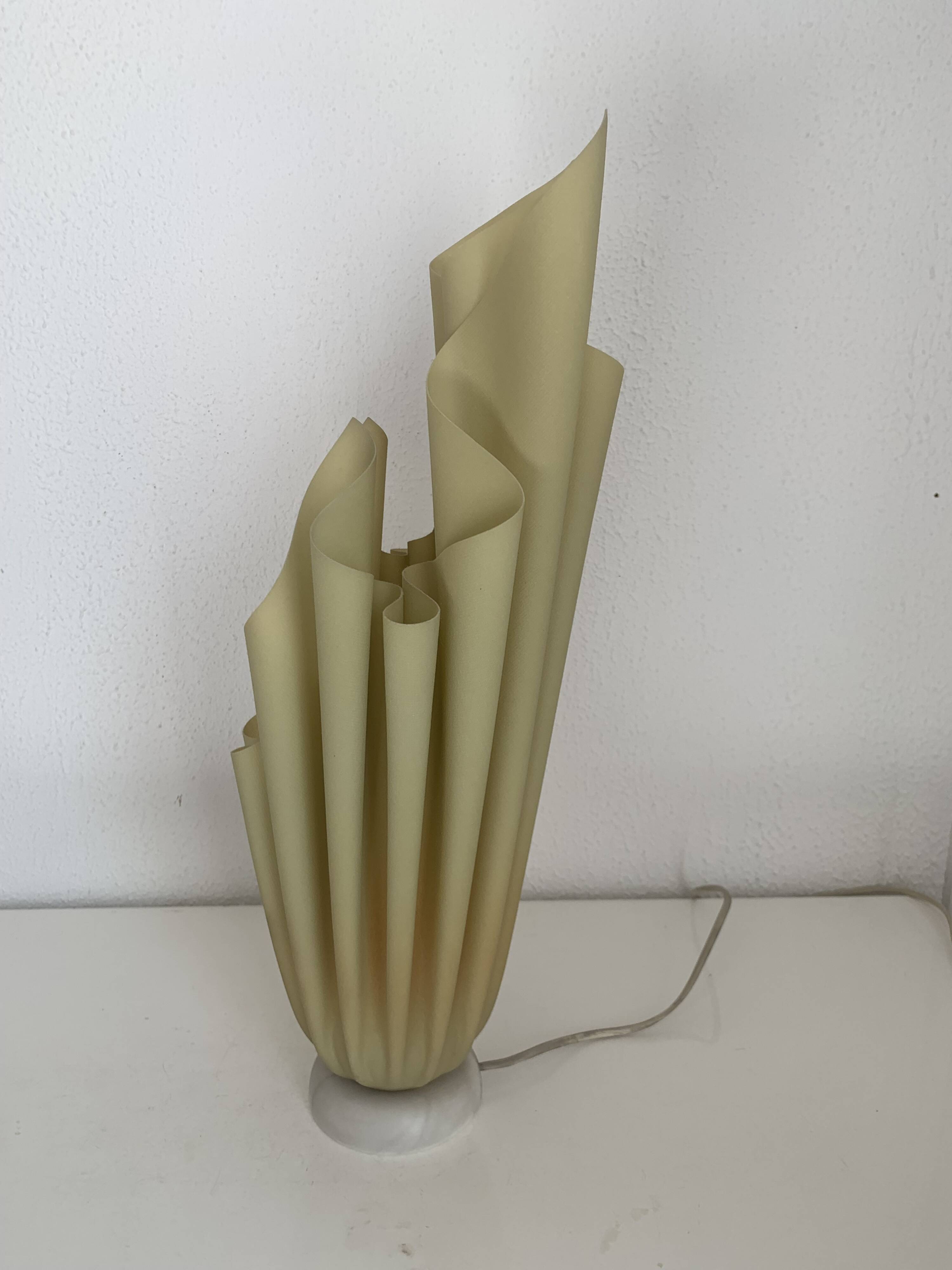 Lampe de table verte modèle Athéna par Georgia Jacob, 1970