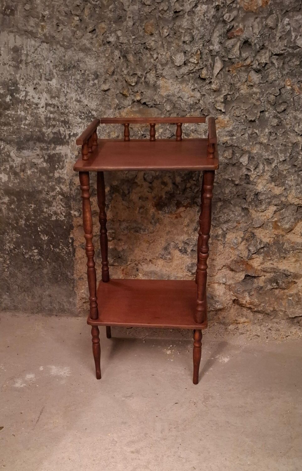 Small vintage wooden console
