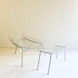 Armchair and ottoman " cone " by the Campana brothers for Edra, 1997