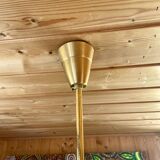 Chandelier, pendant light, vintage ceiling light, Space Age, Murano by "Carlo Nason"