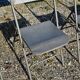 Industrial metal folding chair