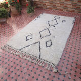 Carpet beni ourain 237 x 148 cm