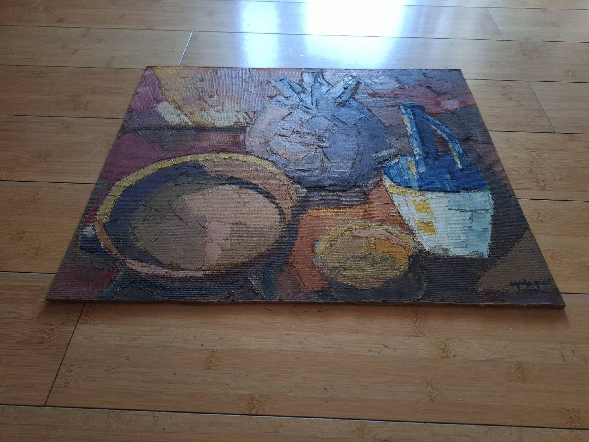 Still life from the 50s, signed