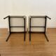 Paire de chaises modernistes en tissu
