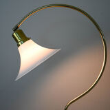 Lampe vintage en forme de C