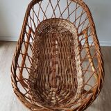 Rattan cradle 60s