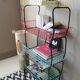 Vintage metal shelf/bookcase