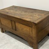 Natural oak wood chest, bedside chest