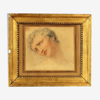 Giovanni Batissta Cipriani, Drawing of a young man, late eighteenth century