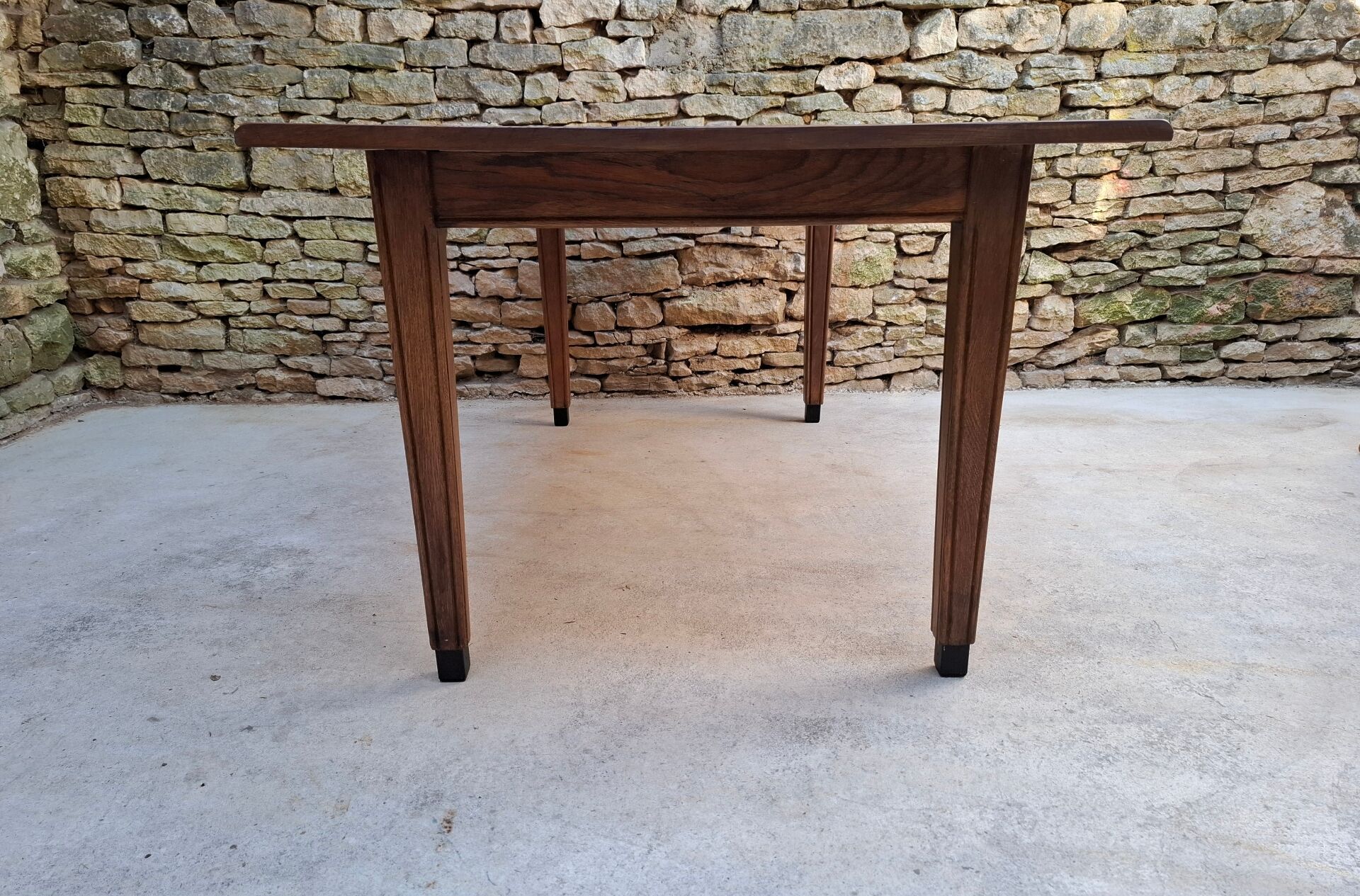 Table de ferme en chêne, 176 x 99 cm