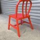 Chaise en bois rouge par Nike Karlsson pour IKEA, 1999