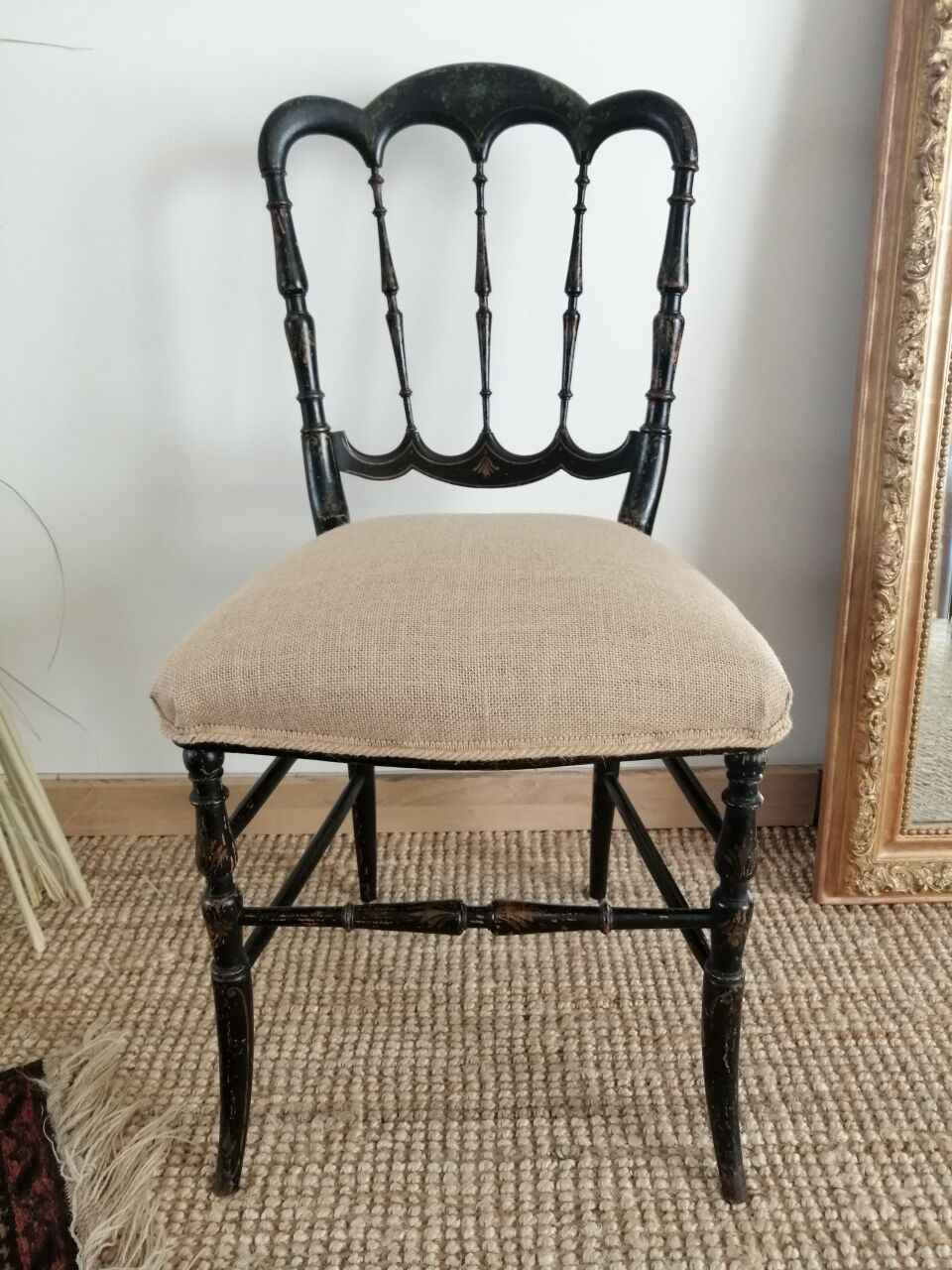 Chair Napoleon III period 19th.