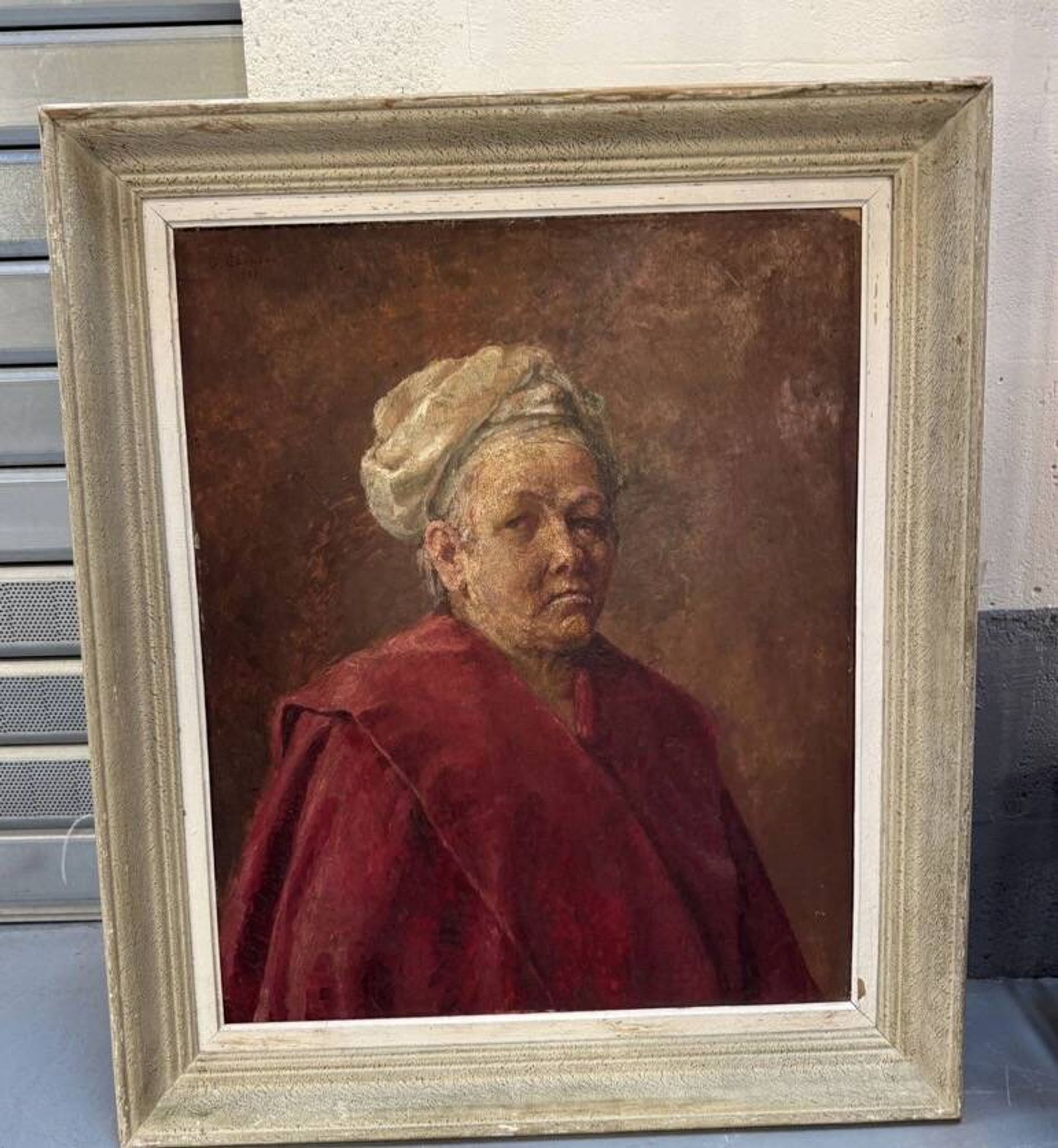 Germaine GAGNEAU – “The Sibyl” – Oil on panel exhibited at the Salon des Ar