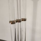 Vintage Brass and Lucite Floor Lamp, 1970s