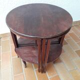 1930s bohemian style nesting side table