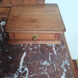 Commode coiffeuse Louis XV en noyer