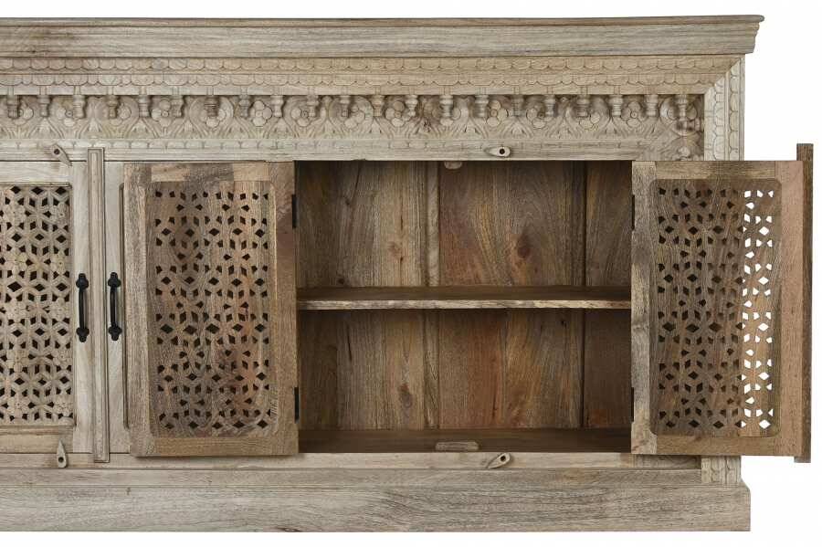 Enfilade  bufet commode mangue 185x40x100 naturel