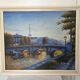 Paris painting signed C.Timma landscape