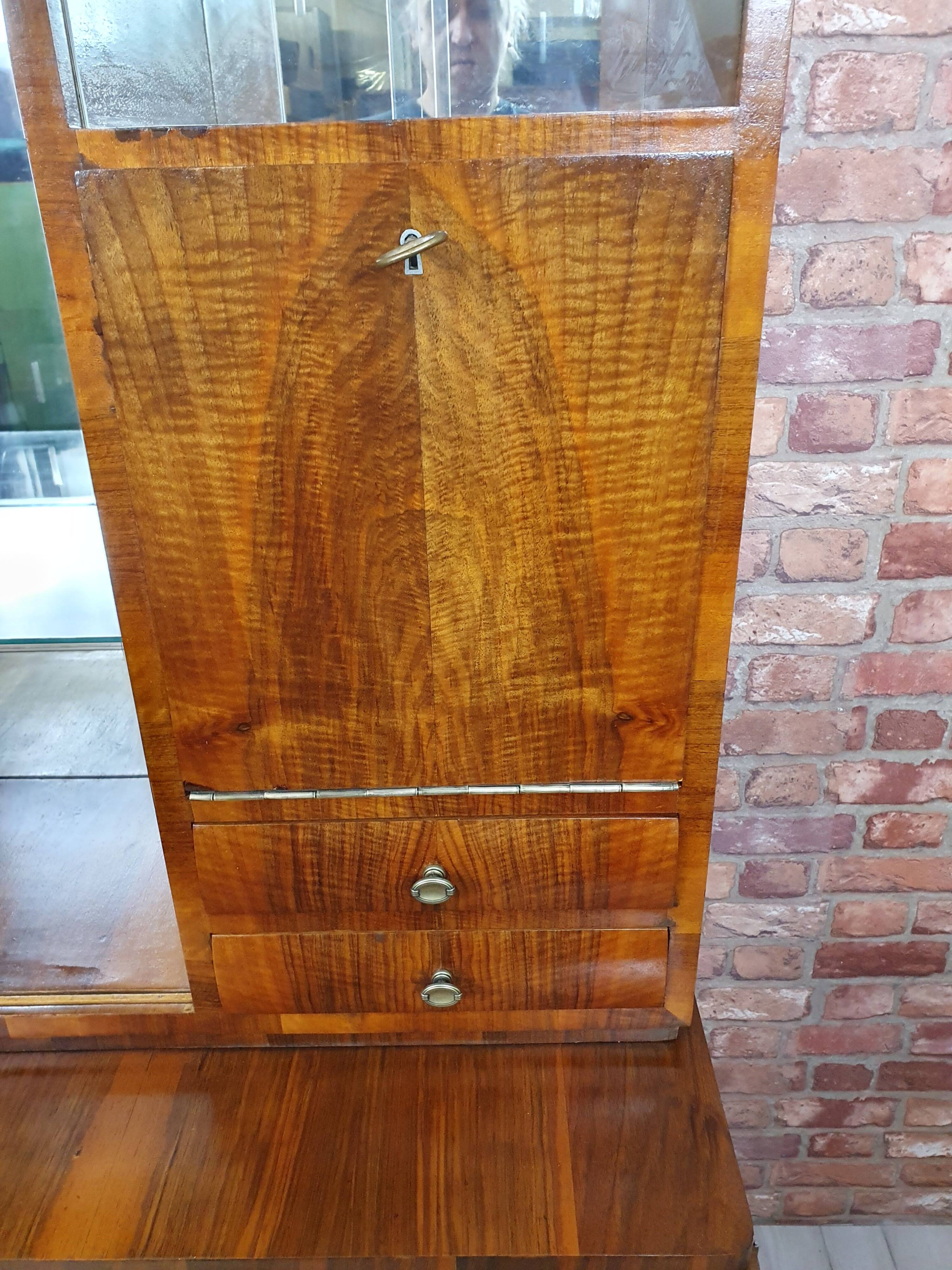 Renovated art deco highboard, Poland 1940