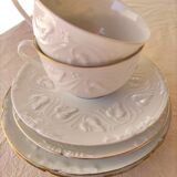 2 breakfasts in Havilland porcelain model Empress