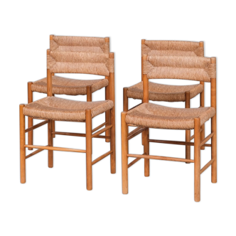 'Dordogne' Mid-Century Rush Dining Chairs